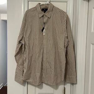 Banana Republic Men’s XL plaid button down shirt